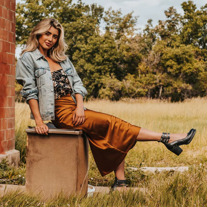 Miranda | Cushioned Triple-Buckle Block-Heel Sandals