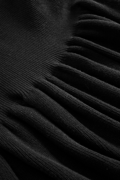 Vivienne | Women's Fitted Knit Maxi Dress with V-Neck