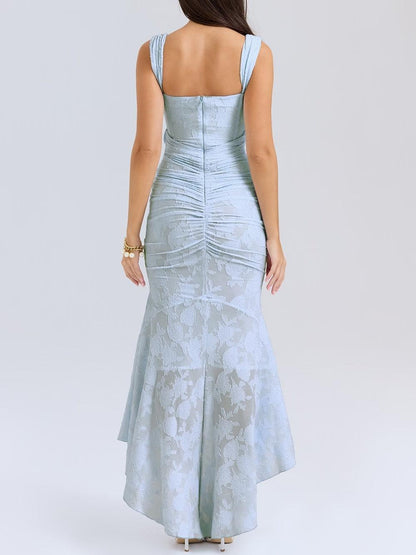Jasmine | Off Shoulder Lace Boned Corset Wedding Guest Dress