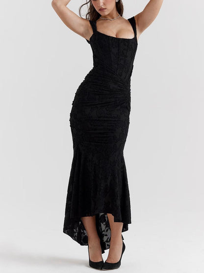 Jasmine | Off Shoulder Lace Boned Corset Wedding Guest Dress