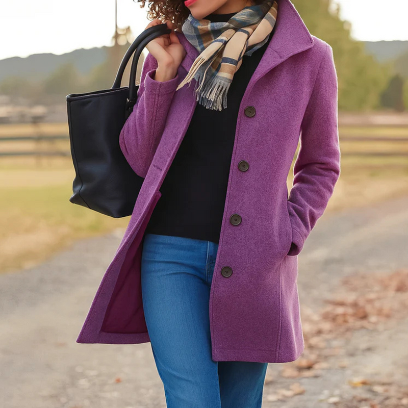 Connie | Dame Elegant Klassisk Frakke