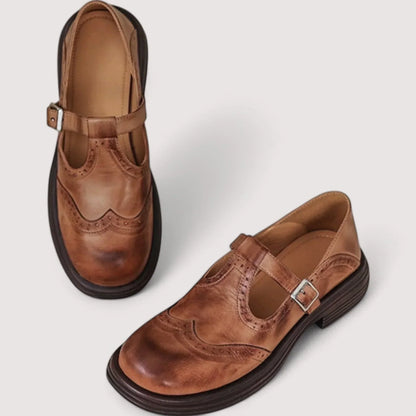 Tara | Cushioned Comfort T-Strap Mary Jane Shoes