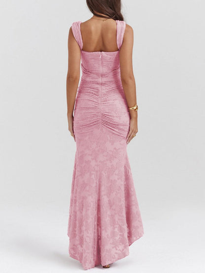 Jasmine | Off Shoulder Lace Boned Corset Wedding Guest Dress