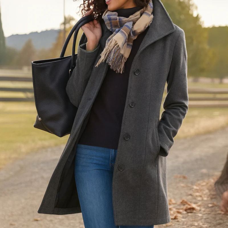 Connie | Dame Elegant Klassisk Frakke