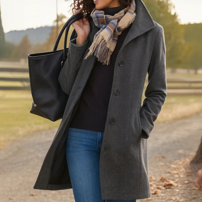 Connie | Dame Elegant Klassisk Frakke