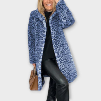 Amara | Dame Leopardprint Frakke
