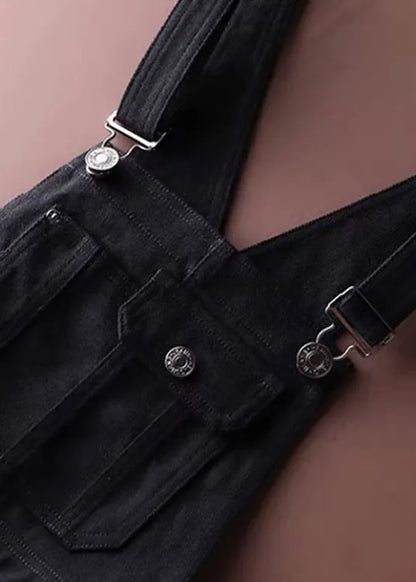 Aniya | Layered Tulle Denim Pinafore Midikjole