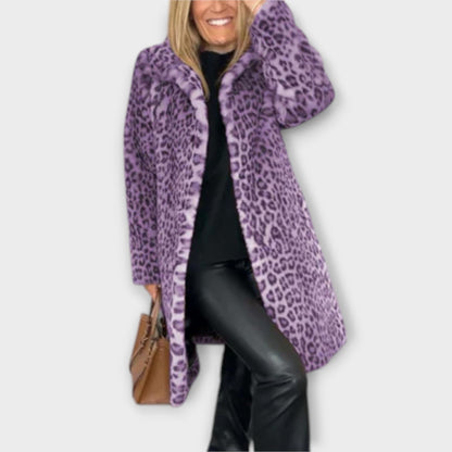 Amara | Dame Leopardprint Frakke