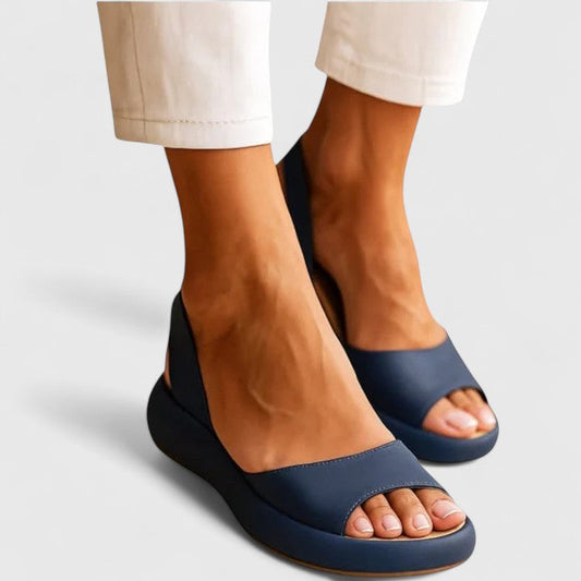 Gloria | Chunky Platform Cushioned Comfort Sling-Back Sandals