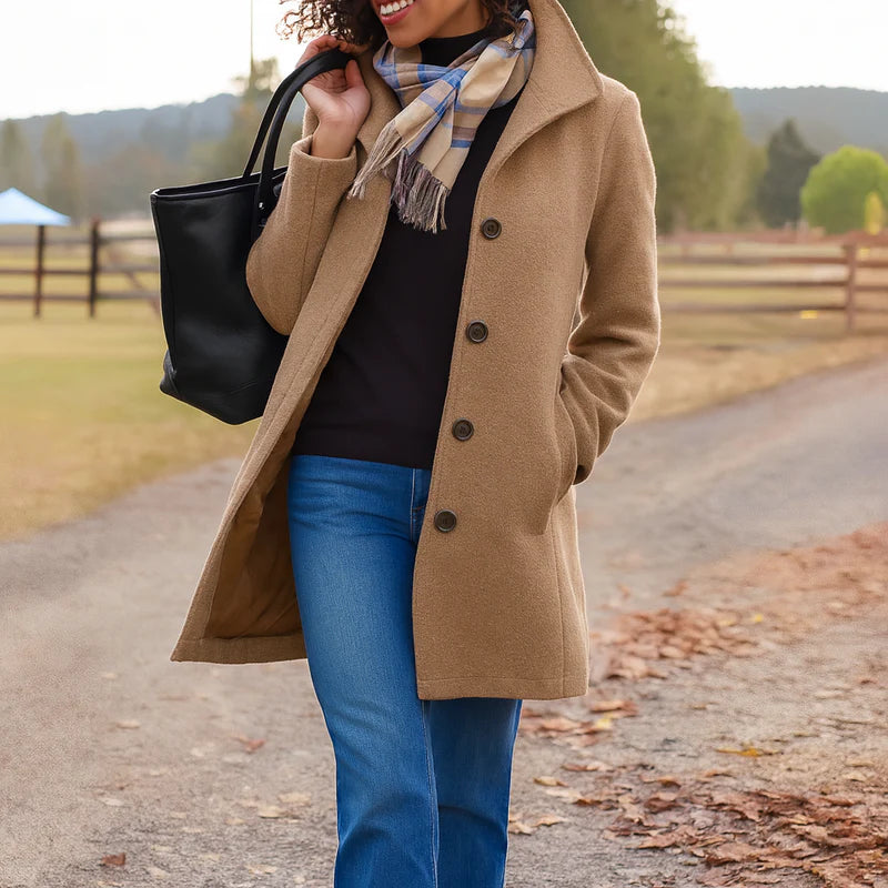 Connie | Dame Elegant Klassisk Frakke