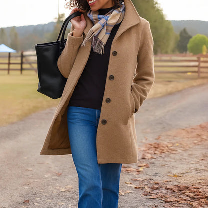 Connie | Dame Elegant Klassisk Frakke