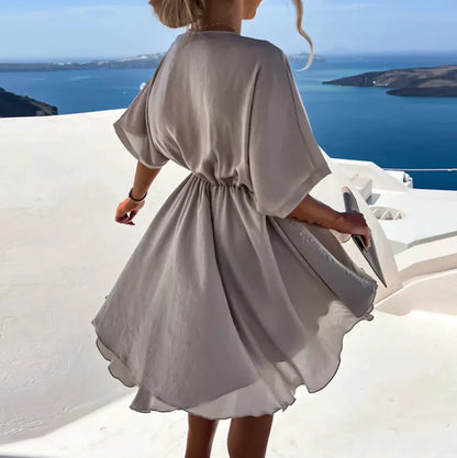 Rose | Fitted V-Neck Sleeveless Mini Dress