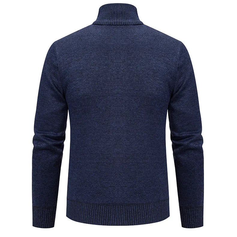 En Herre Cardigan med Lynlås
