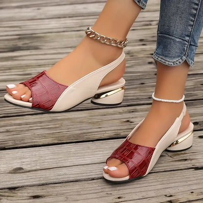 Sylvia Sling-Back Comfort Heeled Sandals