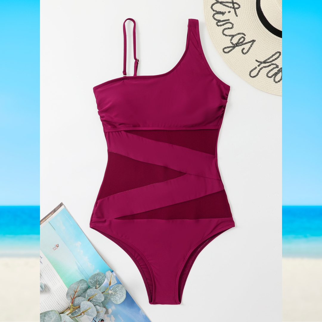 Hannah | Chic One Shoulder One Piece Swimsuit