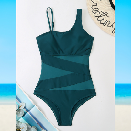 Hannah | Chic One Shoulder One Piece Swimsuit