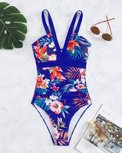 Iya | Floral Elegant One Piece Swimsuit
