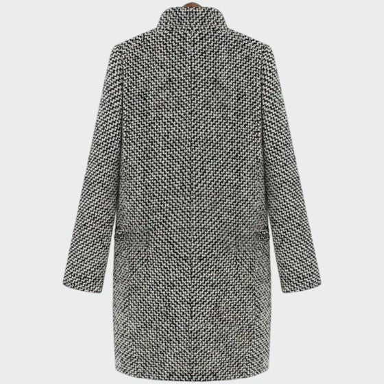 Olivia | Dame Elegant Lang Uldfrakke