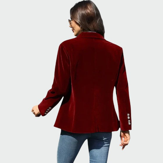 Lileth | Dame Tidløs Fløjlsblazer