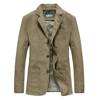 En Herre Casual Blazer med Revers
