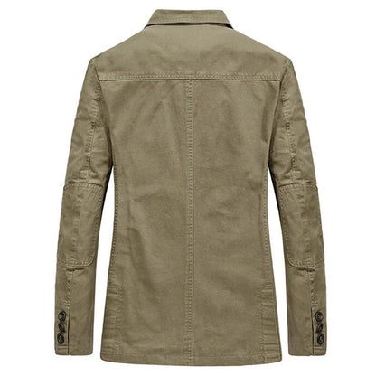 En Herre Casual Blazer med Revers