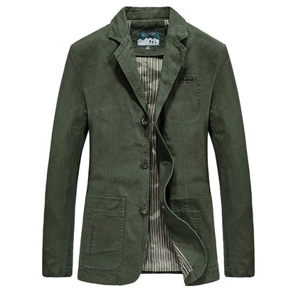 En Herre Casual Blazer med Revers