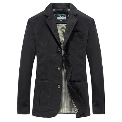 En Herre Casual Blazer med Revers
