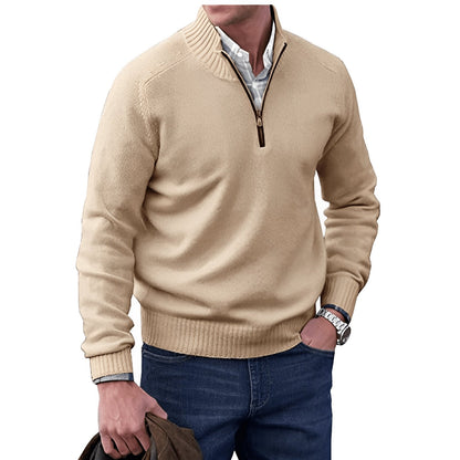Ryan | Men's Quarter Zip Knit Sweater