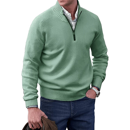 Ryan | Men's Quarter Zip Knit Sweater