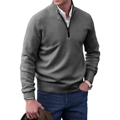 Ryan | Men's Quarter Zip Knit Sweater