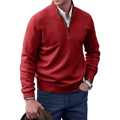 Ryan | Men's Quarter Zip Knit Sweater
