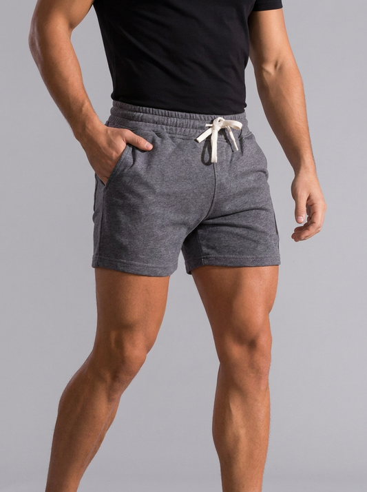 Roco | Bløde Joggershorts Med Snøre Og Slim Pasform