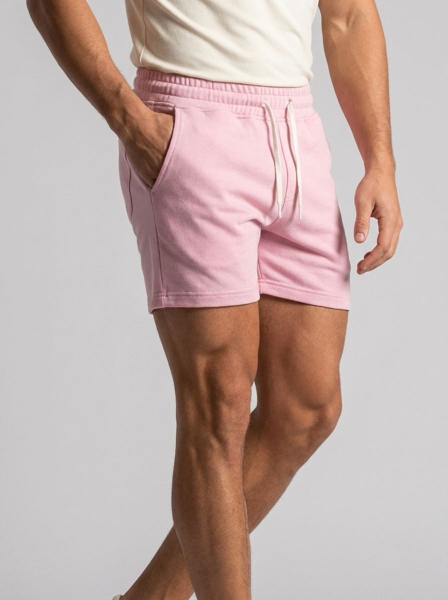 Roco | Bløde Joggershorts Med Snøre Og Slim Pasform