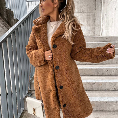 En Oversized Teddyfrakke