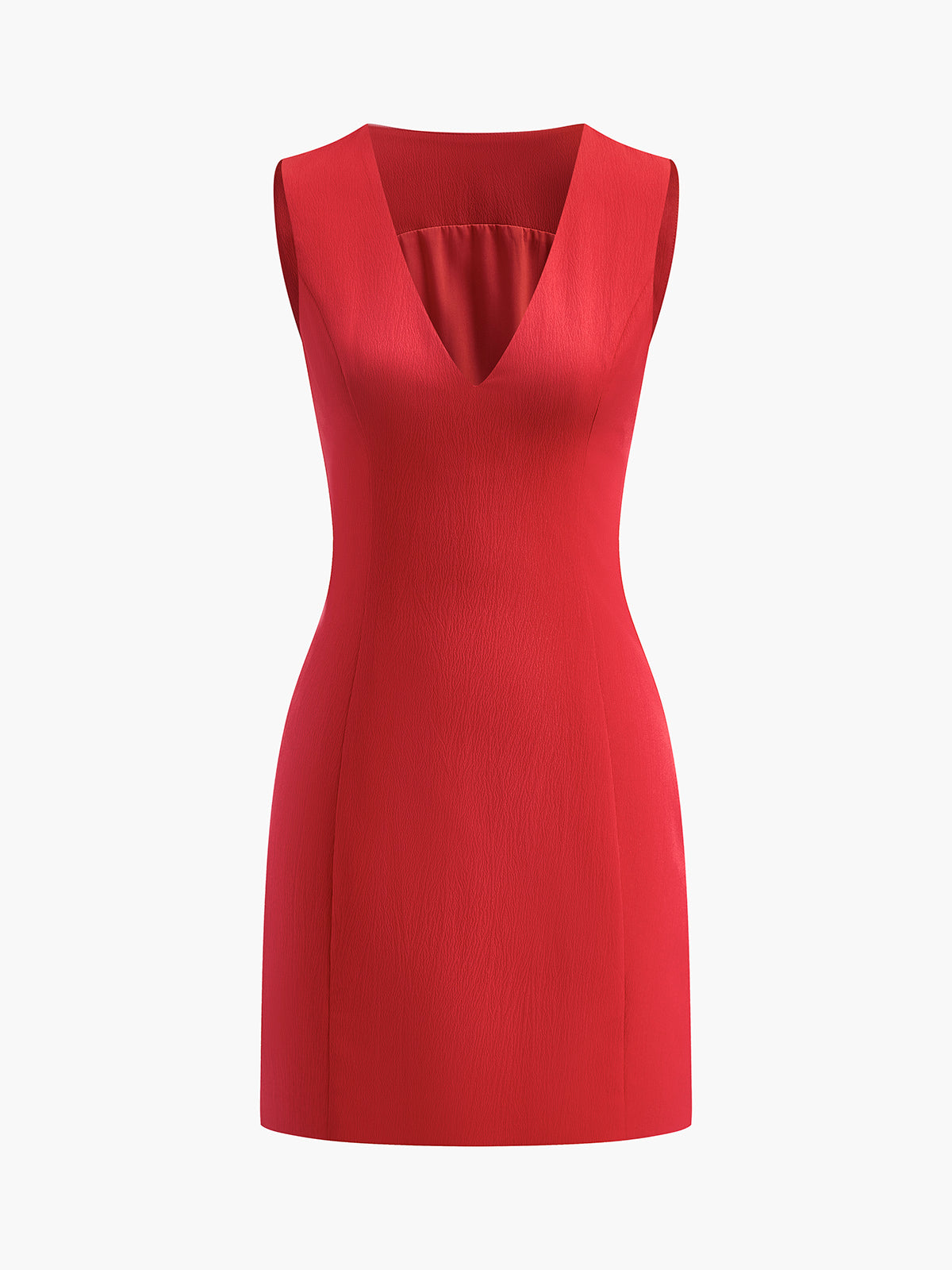 Melissa | Deep V-Neck Linen Sleeveless Sundress
