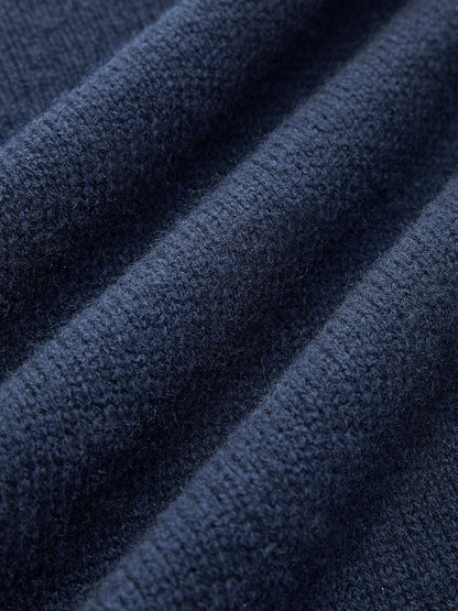 Mia | Women's Knit Polo with Denim Collar