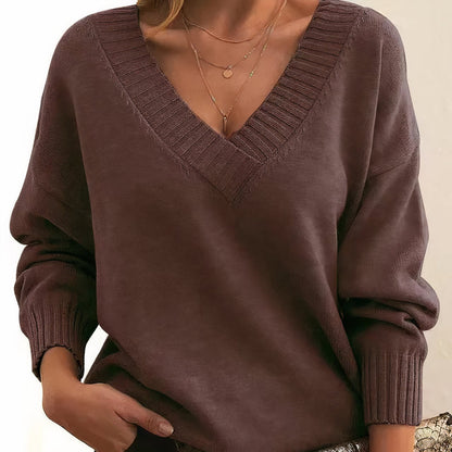 Grace | Women's Cashmere Blend V-Neck Sweater