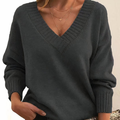 Grace | Women's Cashmere Blend V-Neck Sweater