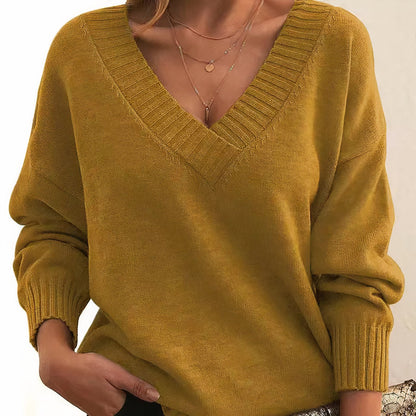 Grace | Women's Cashmere Blend V-Neck Sweater